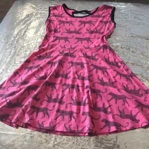 Safari print dress for girls